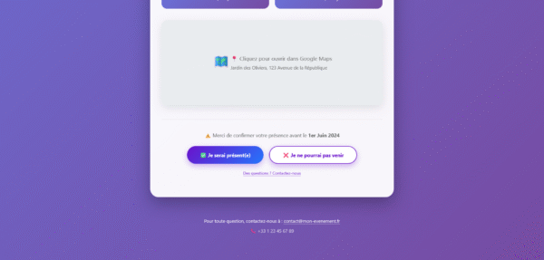 Template Invitation Premium