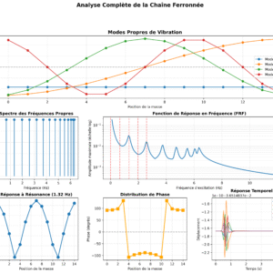 Script Python Expert : Analyse de Résonances & Chaîne Ferronnée - Ingénierie Structures