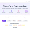 Template HTML "La Belle Époque" - Menu Gastronomique Interactif
