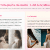 Template HTML "Voilé & Dévoilé" (Sensualité Artistique)