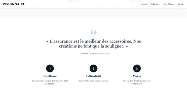 Visionnaire - L'Avancé