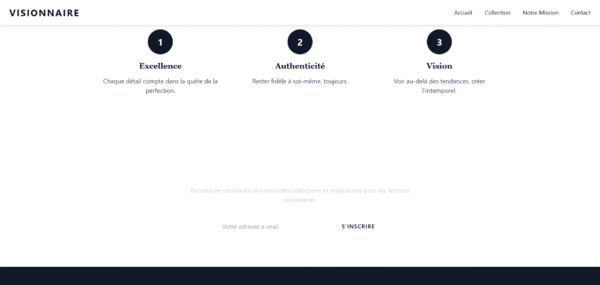 Visionnaire - L'Avancé