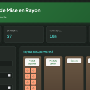 🚀 Simulateur de Performance : Mise en Rayon Pro (Web App)