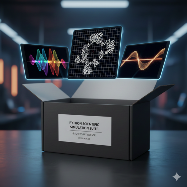 Pack 3 script python Simulation & Automates : Le Trio Python Scientifique
