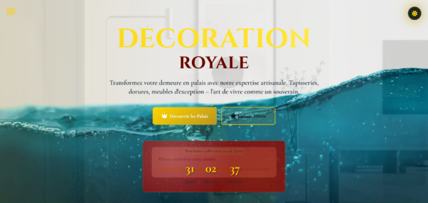 Screenshot 2026-01-14 at 15-22-49 Palais Royal Décoration d'Intérieur de Luxe pack 7 template html dont Morning Vibes (Le Petit Déjeuner de Léa)