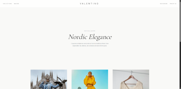 Nordic Elegance - Valentino Concept