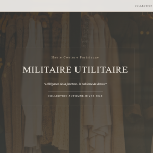 collection_militaire_utilitaire_haute_couture_parisienne