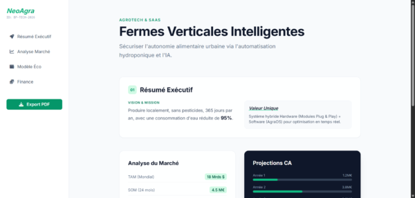 Neoagra Business Plan 2026