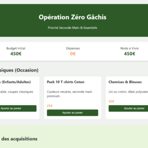 Budget Seconde Main Famille
