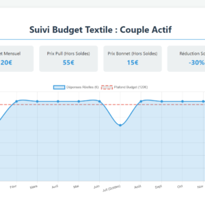 Budget Shopping Jeunes Actifs