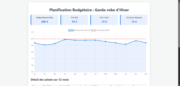 Suivi Budget Sportif Hiver