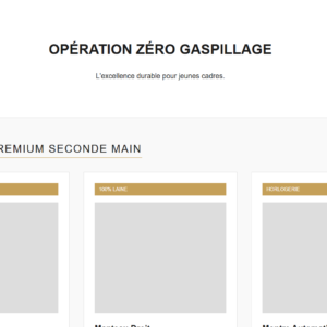 Zero Gaspillage Premium Second Hand