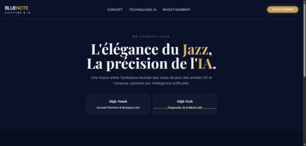 blue note coiffure ia l experience multisensorielle