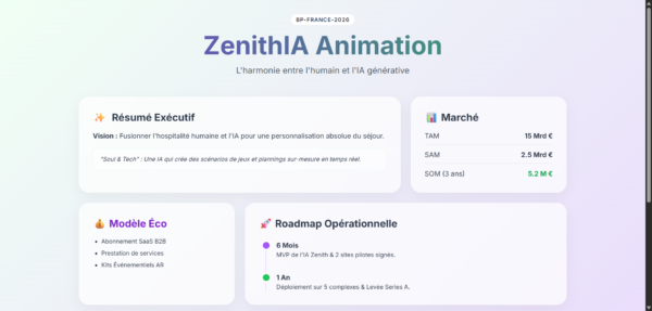 zenithia animation business plan 2026